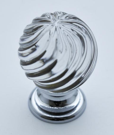 Swirl Glass Cupboard Knob