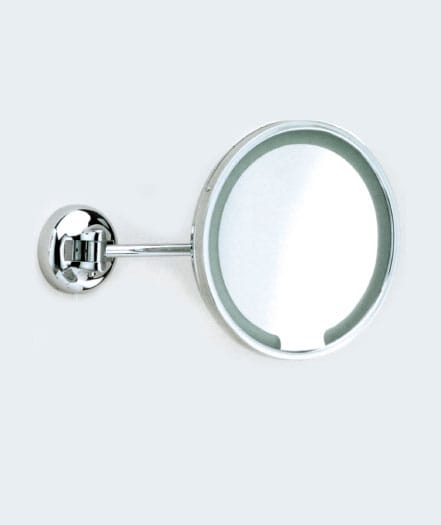 Single Swivel Arm 5 x Magnifying LED Illuminated Mirror