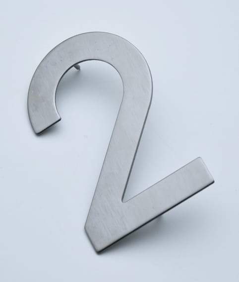 Lucida Numeral 2, Pin Fix (SS)