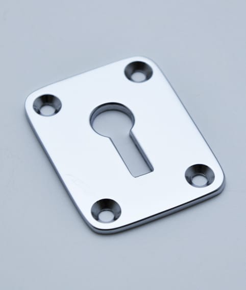 Flat Rectangular Open Escutcheon — A&H Brass