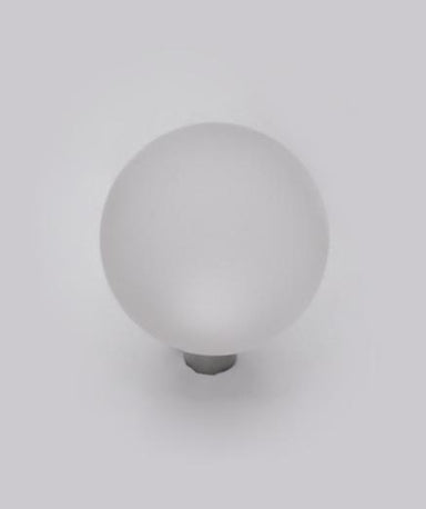 Ball Glass Cupboard Knob (Frosted)
