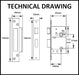 5 Lever BS3621 Sashlock (SSS)