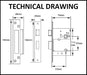 5 Lever BS3621 Sashlock (SSS)