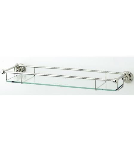 Savoy Glass Shelf with Guard Rail
