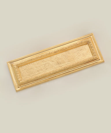 Ornate Letter Plate (Gold Plated)