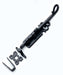 Twirly Surface Door Bolt (Black)