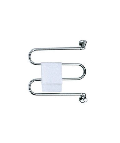 Hotel Swivel Towel Warmer for Hot Water System with Valves
