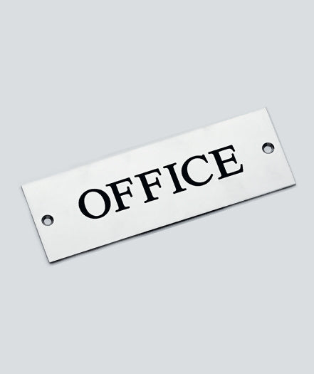 Engraved Office Sign