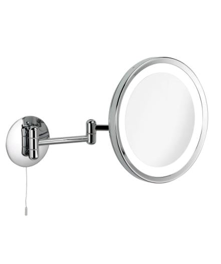 Clio Double Swivel Arm 3 x Magnifying LED Illuminated IP44 Mirror