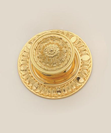 Crown Centre Door Knob (Gold Plated)