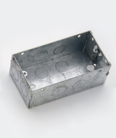 Double Metal Box, For Shaver Sockets — A&H Brass
