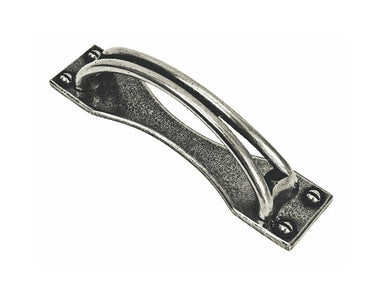 Chateau Pinched Cabinet Handle (Solid Pewter)