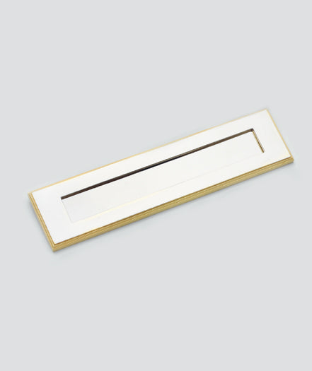 Perland Letter Plate (Nickel/Gold)