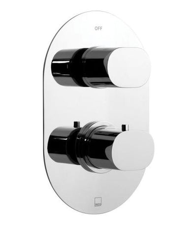 Mia Thermostatic Shower Mixer (2 Outlets)