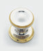 Perland Centre Door Knob (Nickel/Gold)