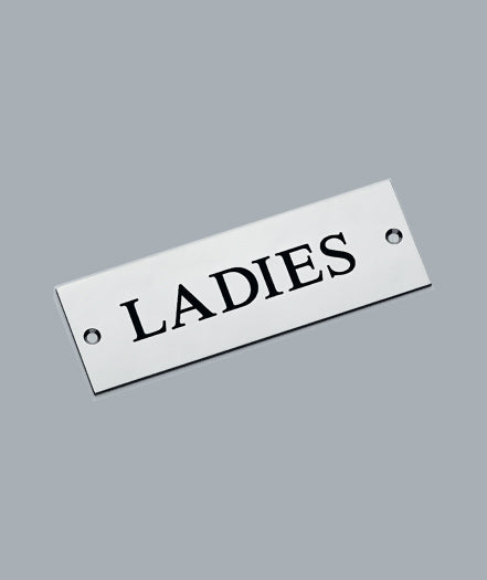 Engraved Ladies Sign