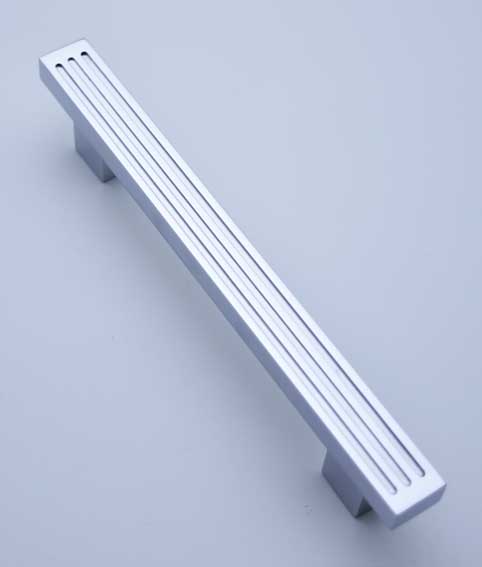 Grooved Block Cabinet Pull Handle — A&H Brass