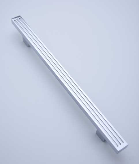 Grooved Block Door Pull Handle — A&H Brass