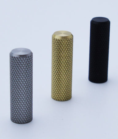 Knurled Barrel Cabinet Pull