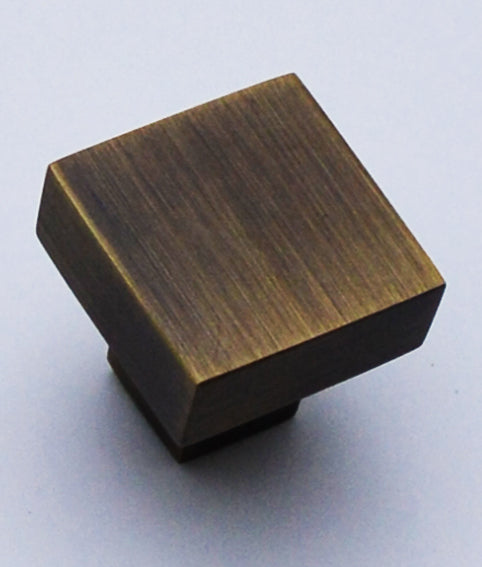 Bjorn Block Square Cupboard Knob — A&H Brass