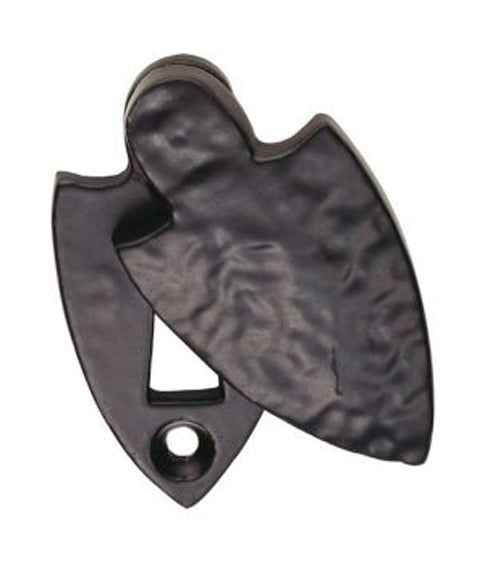 Black Wrought Iron Shield Escutcheon