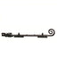 Black Wrought Iron Monkey Tail Casement Stay