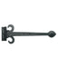 Black Wrought Iron Fancy Gate Hinge