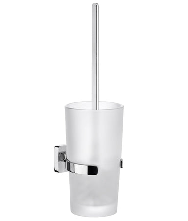 Southwark Wall Mounted Toilet Brush & Holder (Frosted)