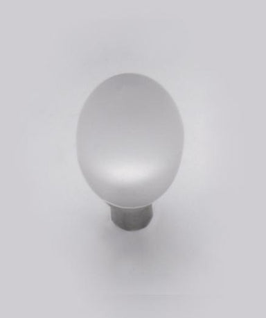 Egg Glass Cupboard Knob (Frosted)