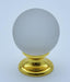Ball Cupboard Knob Frosted (GP)