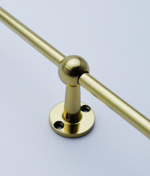 Fiddle Rails Uk 6mm Solid Brass Fiddle Rail Single Centre Bracket — A&H Brass