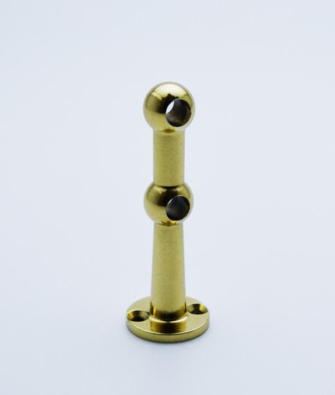 Fiddle Rails Uk 6mm Solid Brass Fiddle Rail Double Centre Bracket — A&H Brass