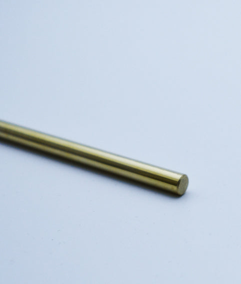 6mm Solid Brass Fiddle Rail Rod