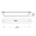 Square Profile Single Sided Towel Bar