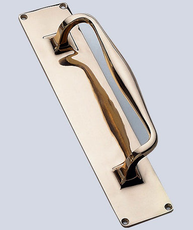 Fides Pull Handle on Plate (Bronze)