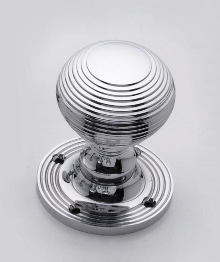 Carlos Reeded Bun Mortice Door Knob