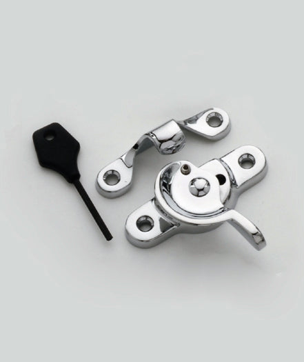 Locking Fitch Sash Window Fastener Narrow Style