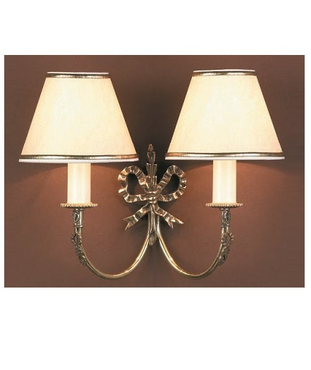 Vermont Bow Twin Wall Light
