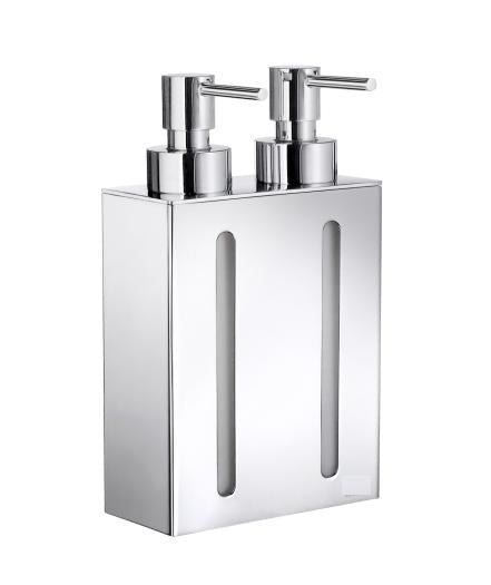 Wall Mounted Double Liquid Soap Dispenser