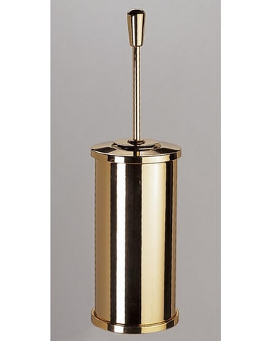 Gold Plated Freestanding Toilet Brush & Metal Holder