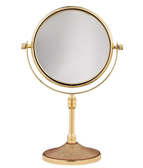 Standing Double-Sided Mirror with Swarovski Crystals