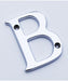 Alphabets A - D, Front Fix