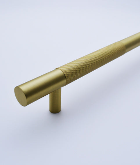 Rhaskos Knurled Door Pull Handle 25mm