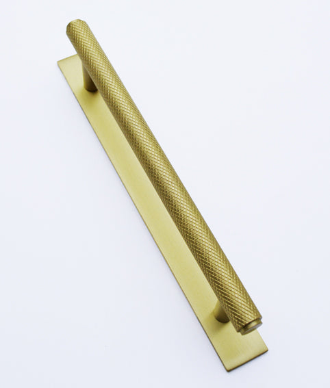 Cadiz Oxwick Knurled Cabinet Pull Handle on Plate