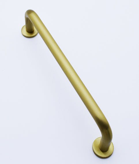 Cadiz Plain D Cabinet Pull Handle on Rose