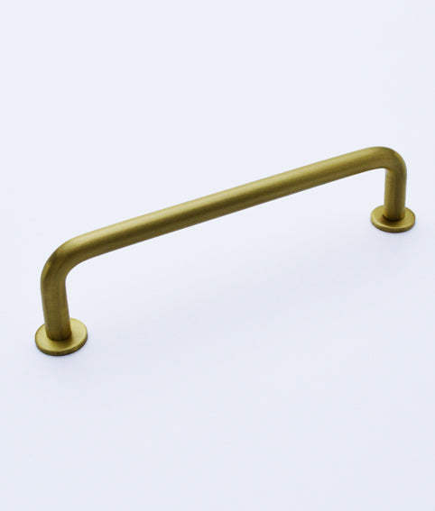 Cadiz Plain D Cabinet Pull Handle on Rose