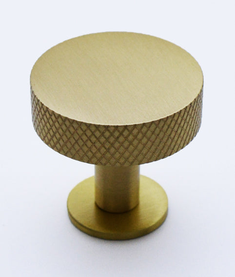 Cadiz Lessar Knurled Cabinet Knob on Base