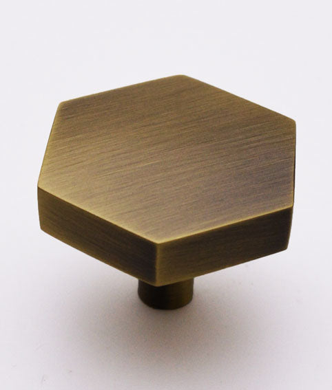 Cadiz Flat Hexagon Cabinet Knob