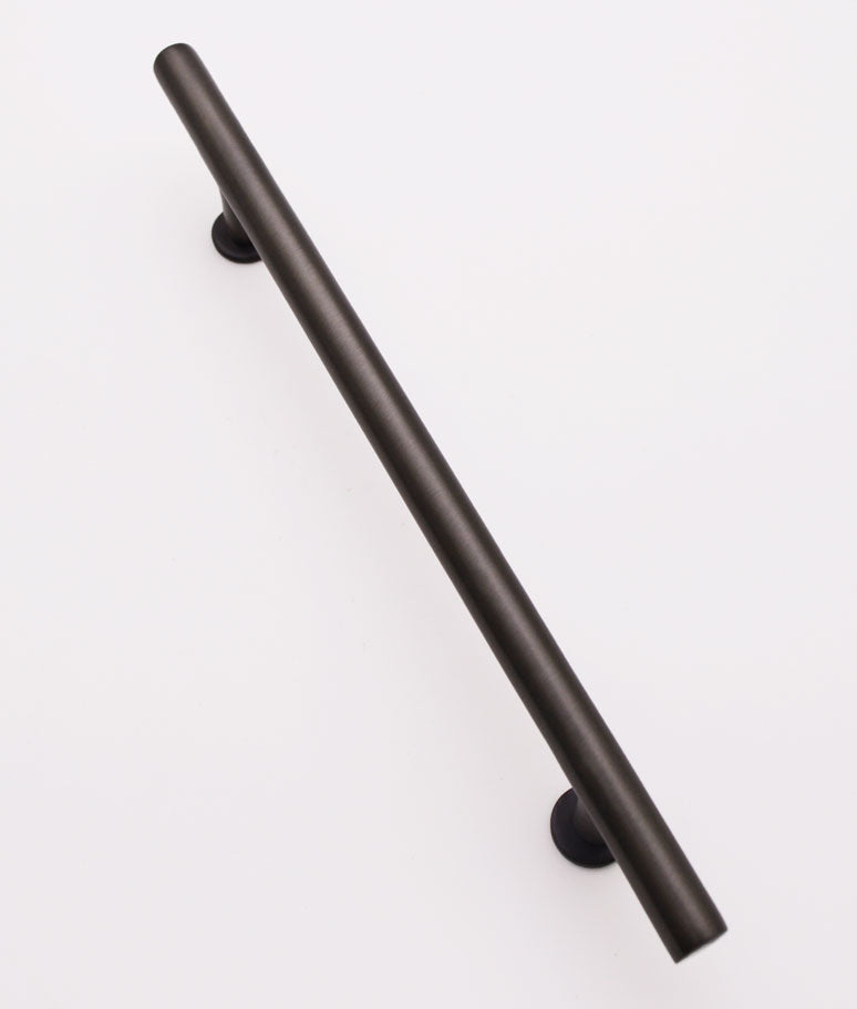 Cadiz Tubular Pull Handle on Rose I A&H Brass