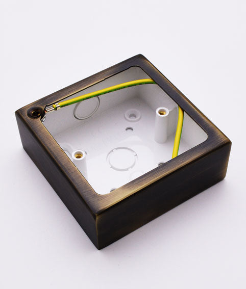Single Pattress Converter Box I A&H Brass